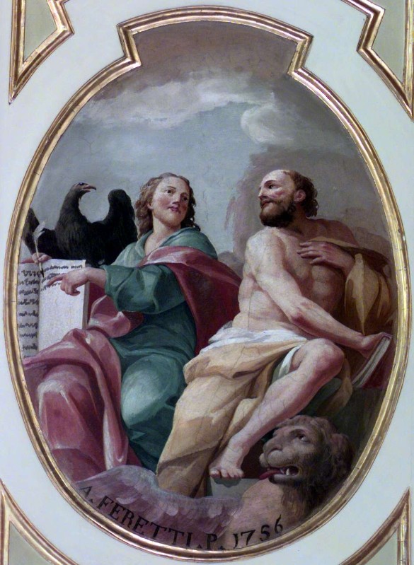 Ferretti A. (1756), San Giovanni Evangelista e San Marco