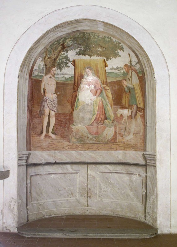 Ambito lombardo sec. XVI, Decorazione pittorica