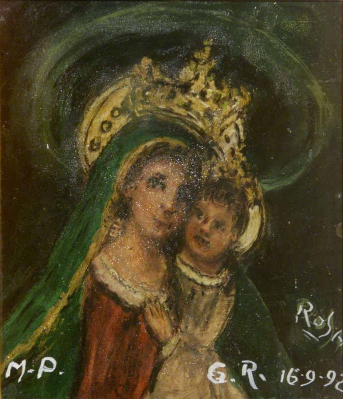 Rosa L. (1992), Ex voto dipinto ad olio su tela