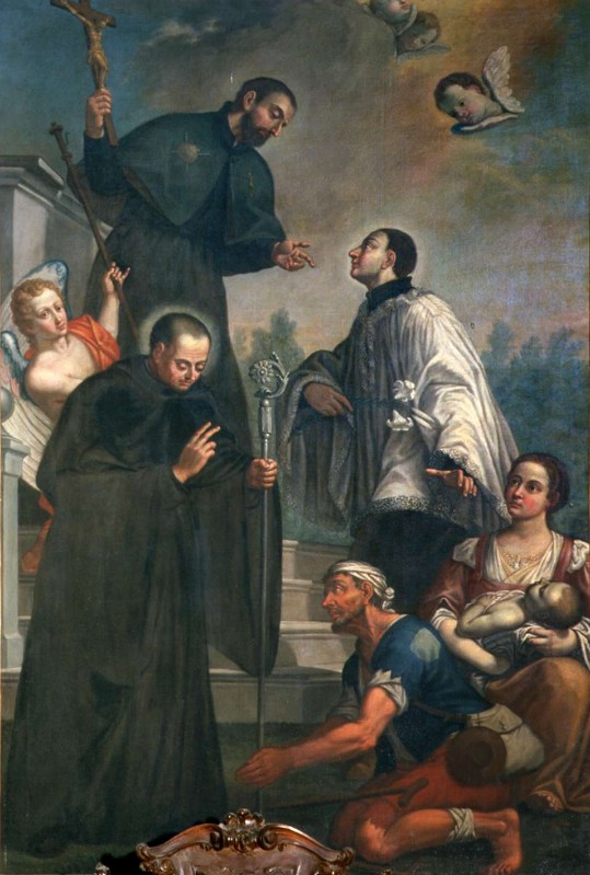 Gualdi P. (1772), San Mauro benedice gli storpi e santi