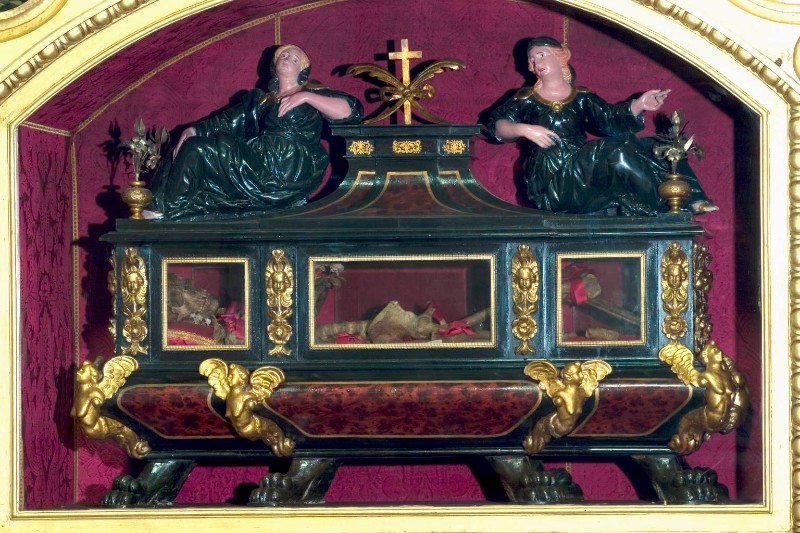 Bott. lombarda sec. XVII, Reliquiario a urna di San Vitale