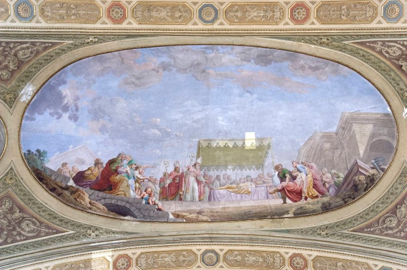 Teosa G. (1811-13), Trasporto delle reliquie dei SS. Gervasio e Protasio