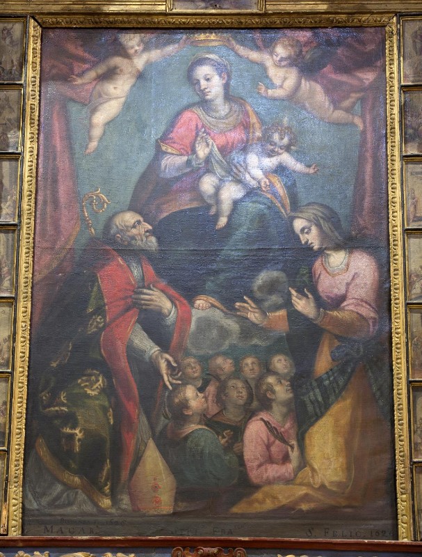 Bertanza A. (1626), Madonna con San Macario e Santa Felicita