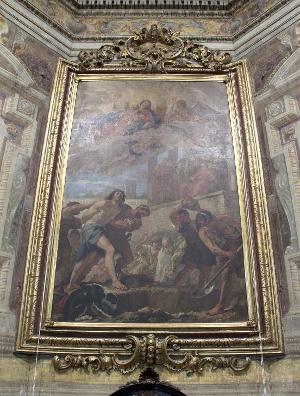Ambito lombardo sec. XVIII, Cornice del martirio di San Vitale