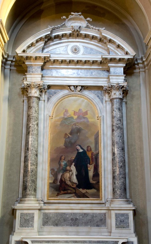 Bott. bresciana sec. XIX, Ancona dell'altare della Beata Paola Gambara