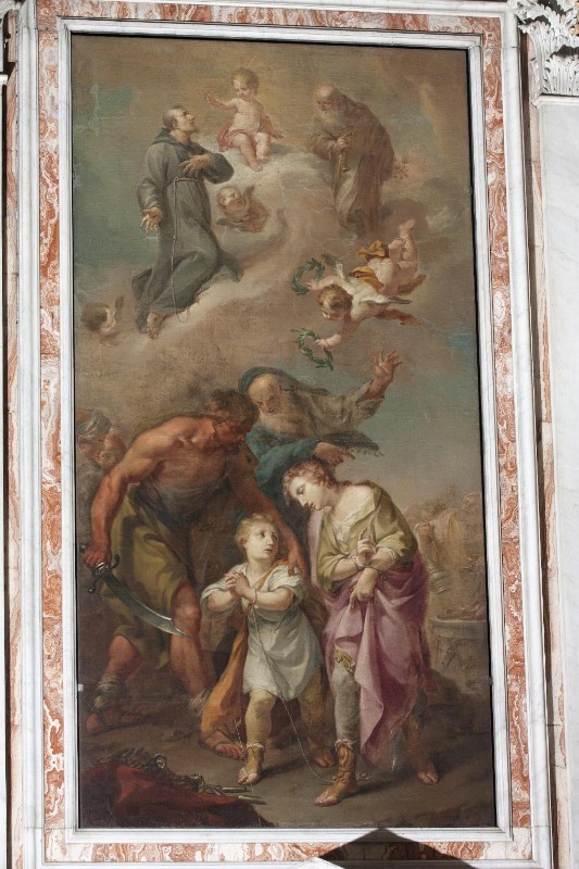 Cattaneo S. (1788), San Vitale e Marziale condotti al martirio