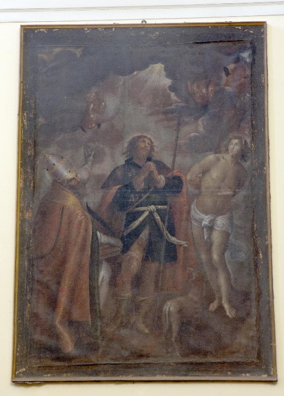 Amigoni O. sec. XVII, San Rocco tra San Fabiano e San Sebastiano