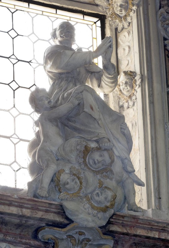 Ambito lombardo sec. XVIII, San Bartolomeo in gloria altare di San Bartolomeo