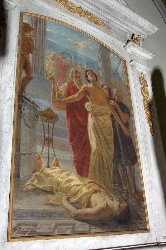 Mazzolari U. (1903), Martirio dei Santi Gervasio e Protasio