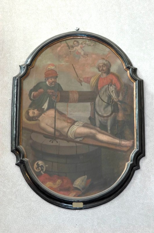 Ambito bresciano sec. XVIII, Martirio di Sant'Erasmo
