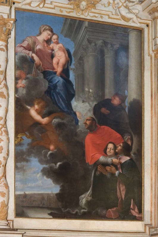 Liberi P. (1658), S. Carlo B. e Sant'Antonio intercedono per la famiglia Gambara