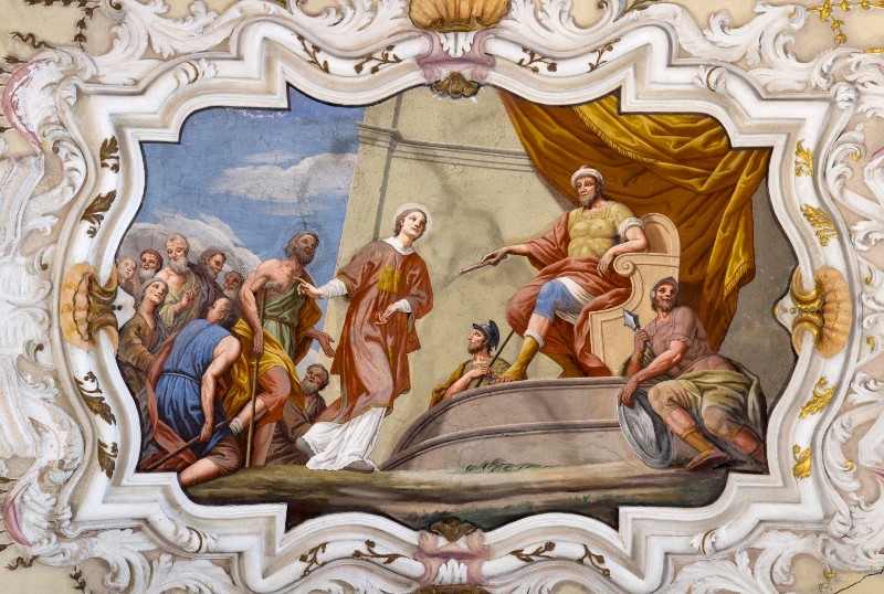 Quaglio D. (1755), San Lorenzo giudicato dall'imperatore Valeriano