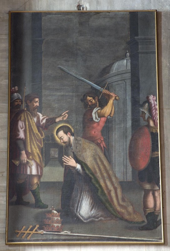 Ambito bresciano sec. XVII, Martirio di San Sisto papa