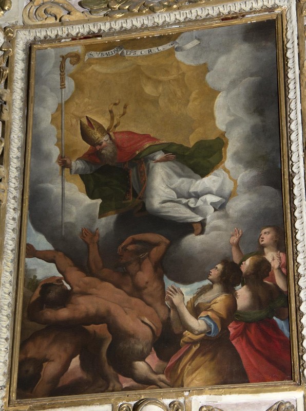 Pombioli T. (1634), Sant'Ubaldo scaccia i demoni