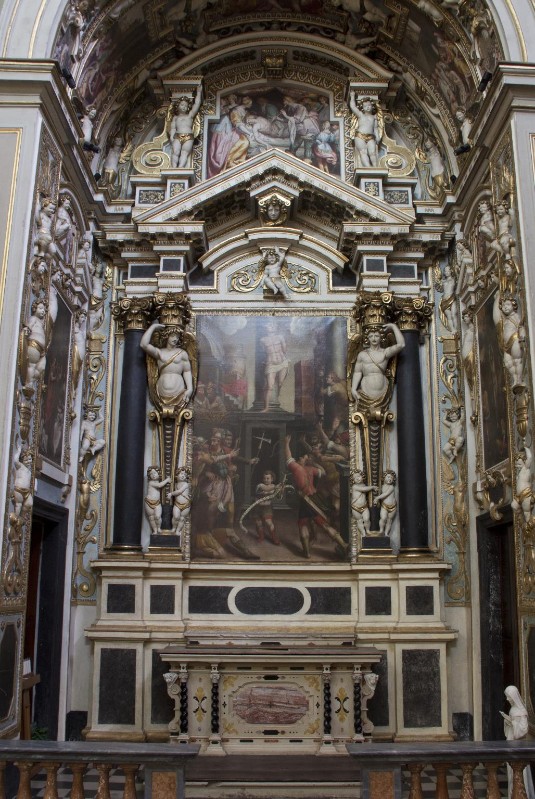 Bott. lombarda sec. XVII, Altare di San Sebastiano