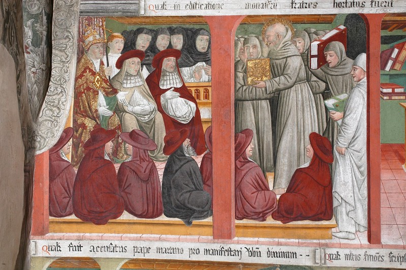Gian Giacomo da Lodi (1476-1477), S. Bernardino davanti a papa Martino V