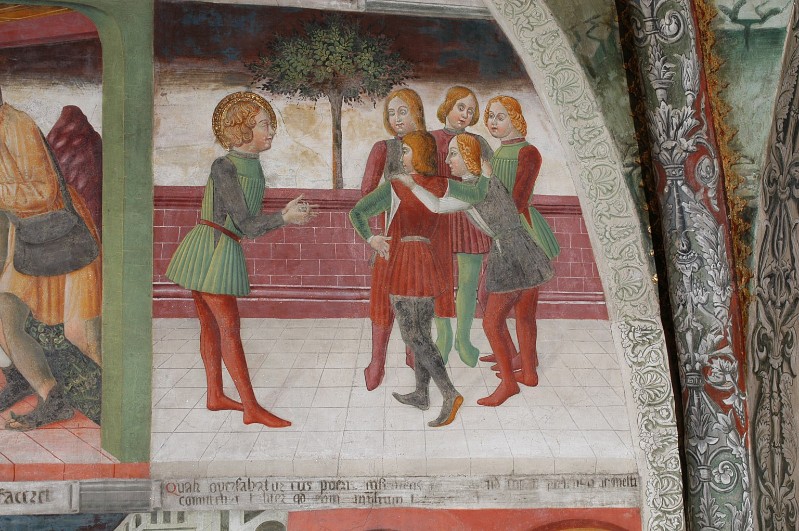 Gian Giacomo da Lodi (1476-1477), S. Bernardino istruisce i compagni