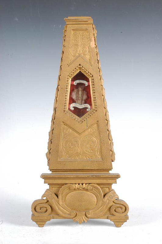 Ambito lombardo sec. XIX, Reliquiario di San Sebastiano