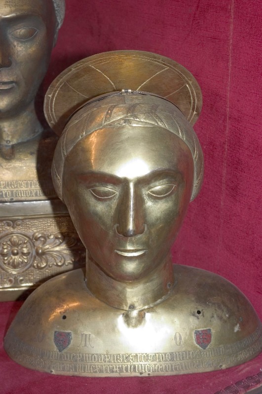Bottega italiana (1399), Reliquiario a busto di Santa Corona