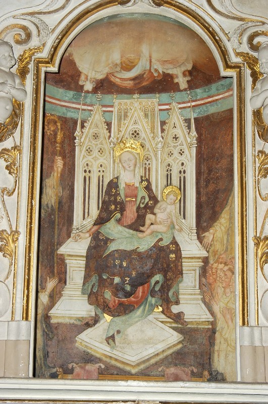 Ambito lombardo sec. XV, Madonna San Benedetto e San Giovanni Gualberto