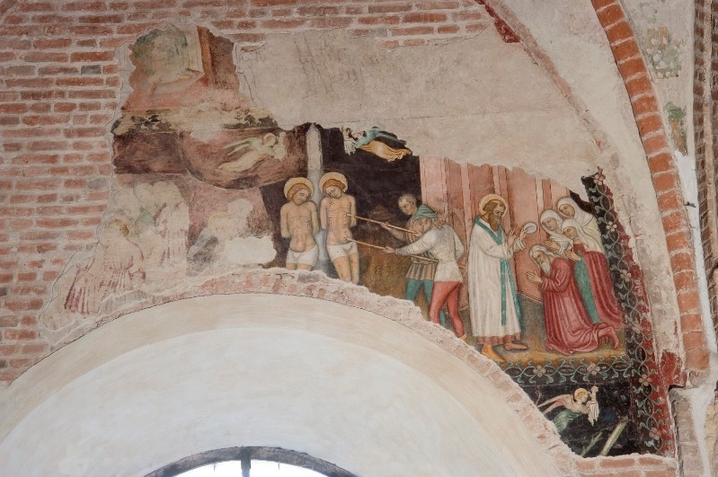 Scuola lombarda sec. XV, Martirio di San Fabiano papa e San Sebastiano