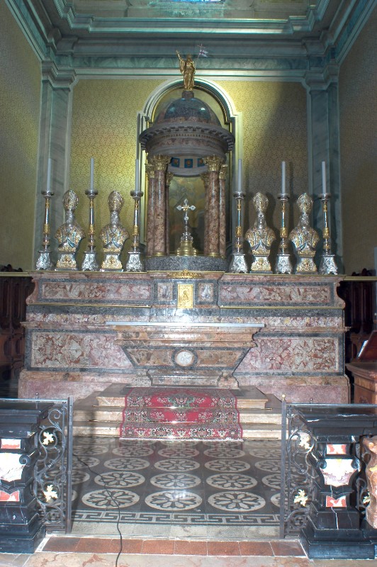 Bottega lombarda sec. XIX, Altare maggiore
