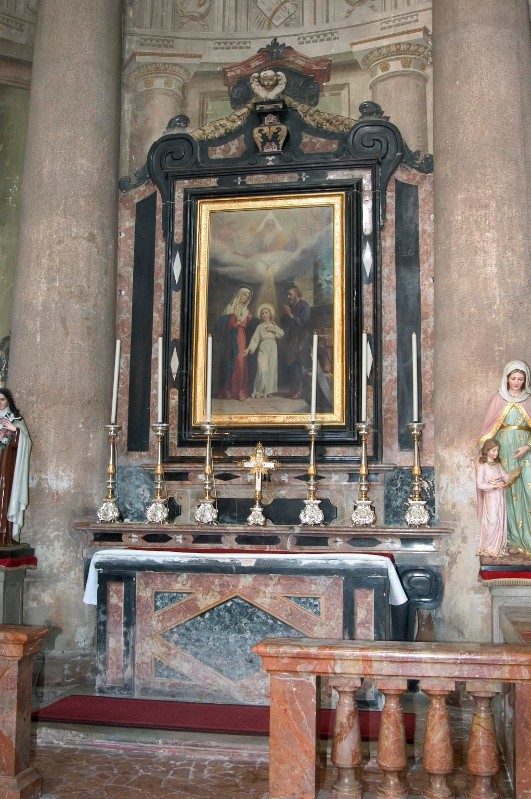 Ambito vigevanese sec. XVIII, Altare della Sacra Famiglia