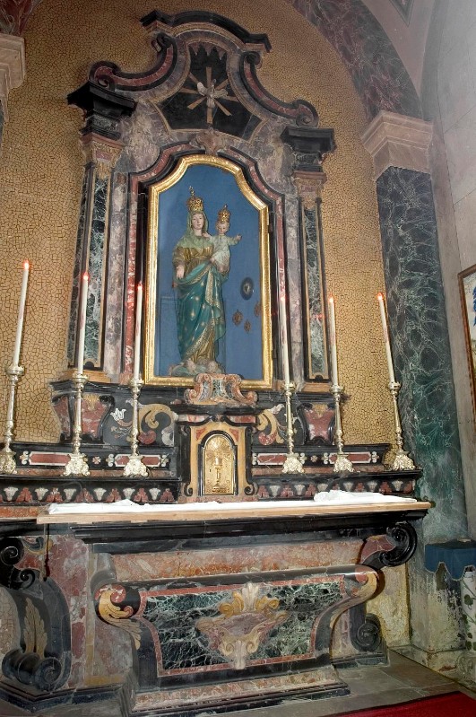 Ambito vigevanese sec. XVIII, Altare della Madonna della Divina Grazia