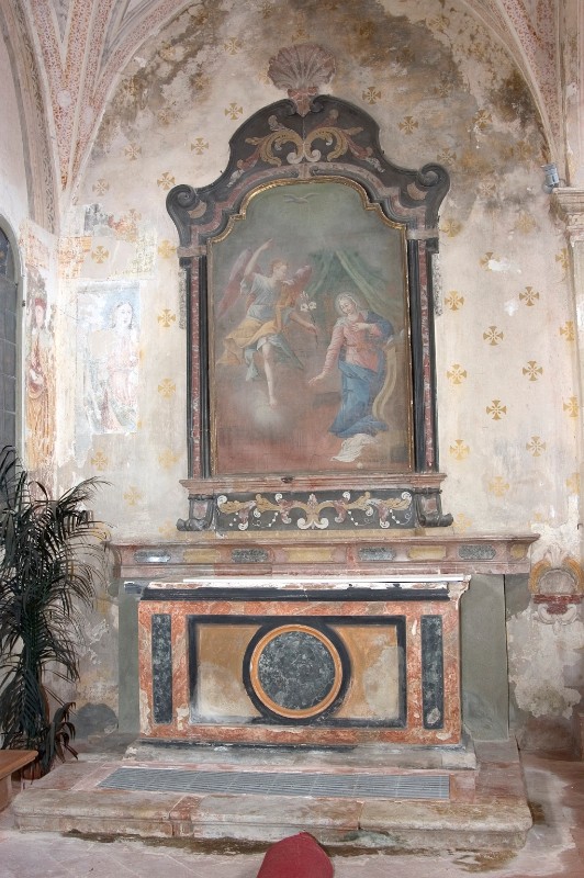 Ambito vigevanese sec. XVIII, Altare della Madonna annunciata