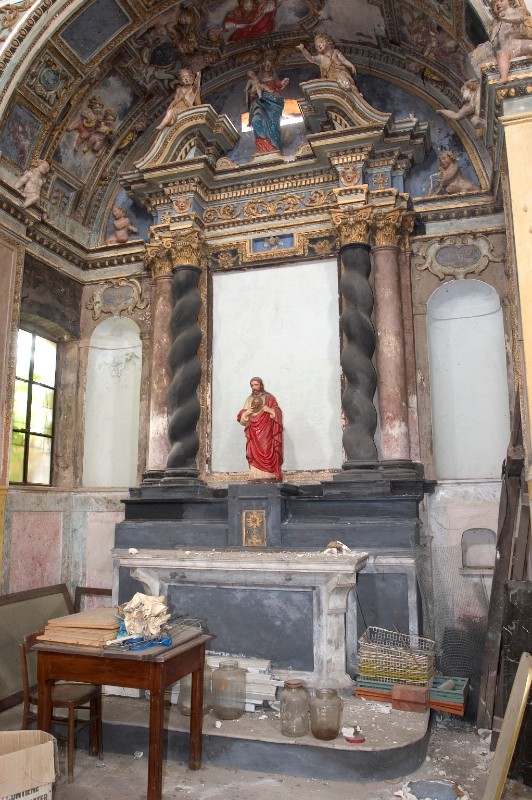 Ambito vigevanese sec. XVIII, Altare della Madonna del Carmine