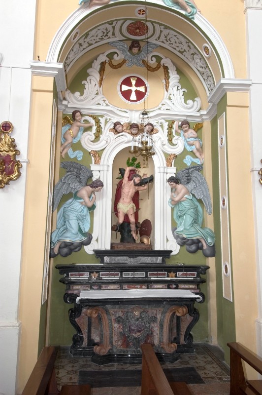 Ambito lombardo sec. XVIII, Altare di San Sebastiano