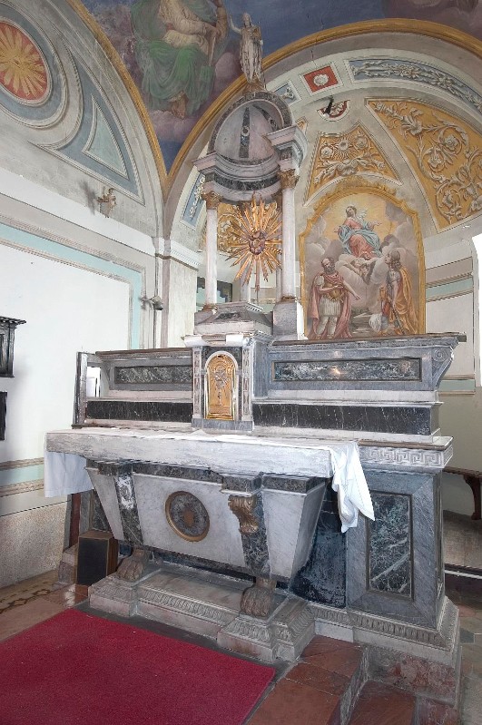 Bottega lombarda sec. XIX, Altare maggiore in stile Impero