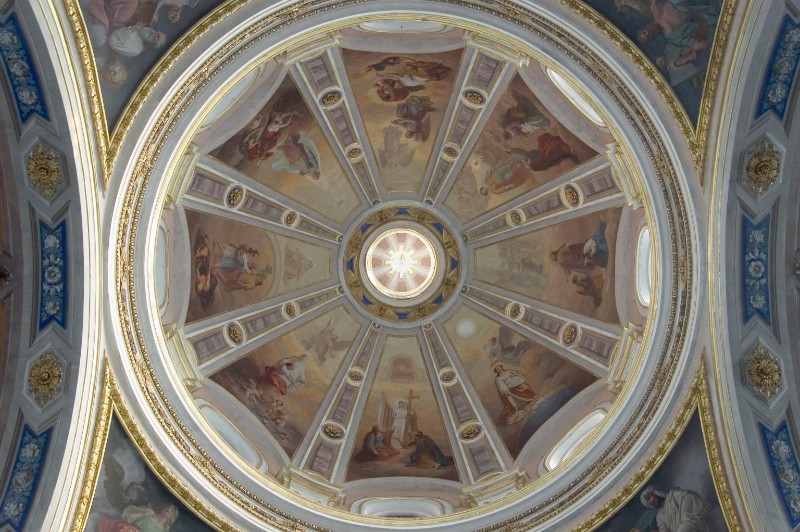 Gonin F. (1857), Decorazione pittorica della cupola