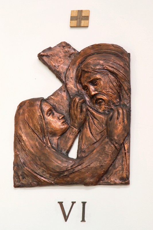 Ambito marchigiano sec. XX, Gesù asciugato dalla Veronica