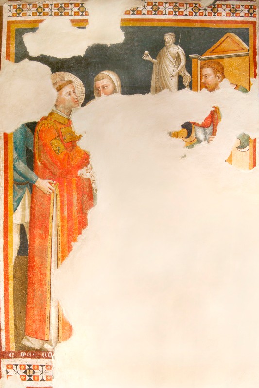 Nuzi Allegretto (1320-1372), Valeriano invita San Lorenzo ad adorare gli idoli