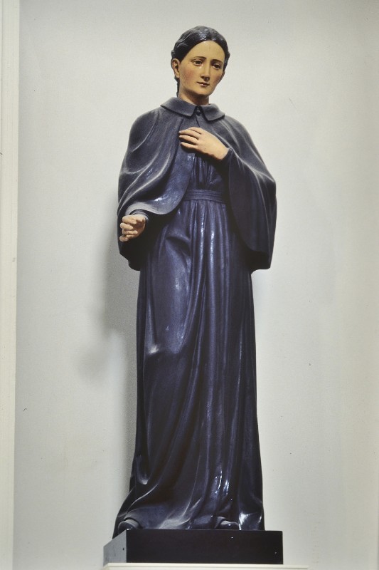 Bottega trentina prima metà sec. XX, Statua di S. Gemma Galgani