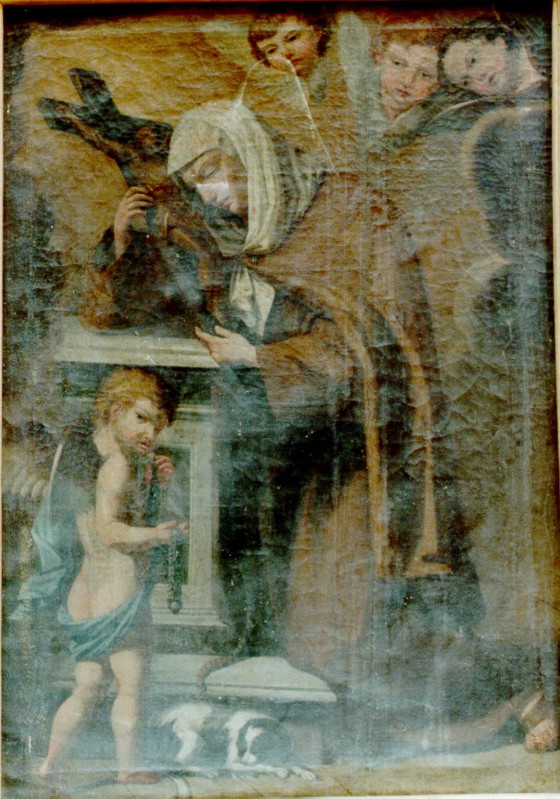 Ambito dell'Italia centrale prima metà sec. XIX, Santa Chiara d'Assisi