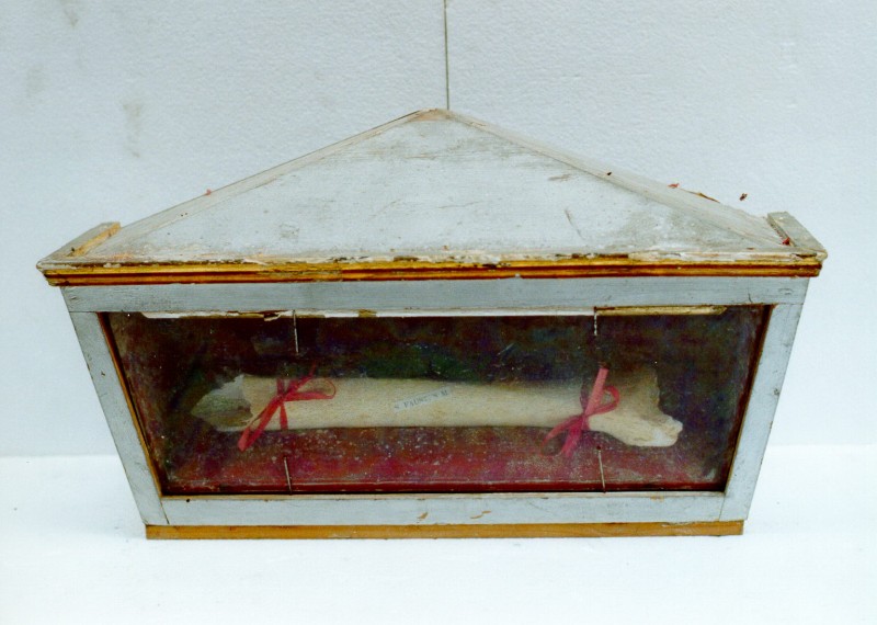 Bott. marchigiana fine sec. XIX-inizio XX, Reliquiario a urna di San Fausto