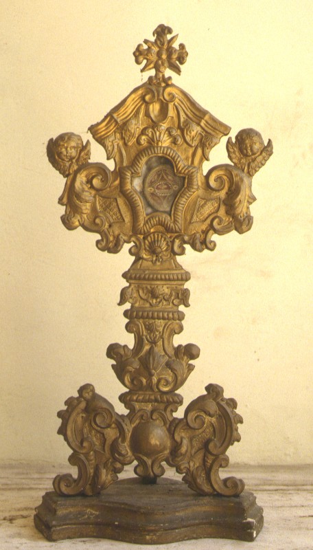 Bott. marchigiana sec. XVIII, Reliquiario a ostensorio di Santa Tecla