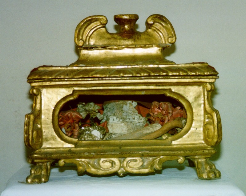 Bott. italiana (1678), Reliquiario a urna di San Teodoro martire