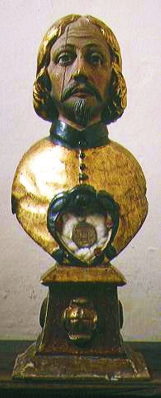 Bott. marchigiana sec. XVII, Reliquiario a busto di San Pietro