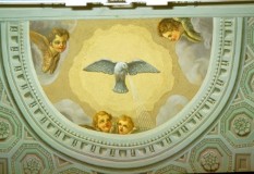 Ambito marchigiana sec. XIX, Pitture della volta dell'abside di S. Niccolò