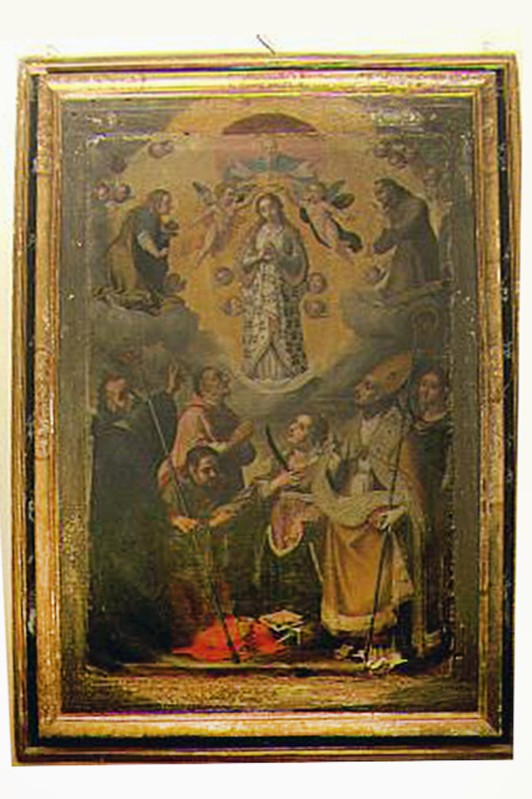 Pandolfi G. G. (1615), Immacolata Concezione e Santi