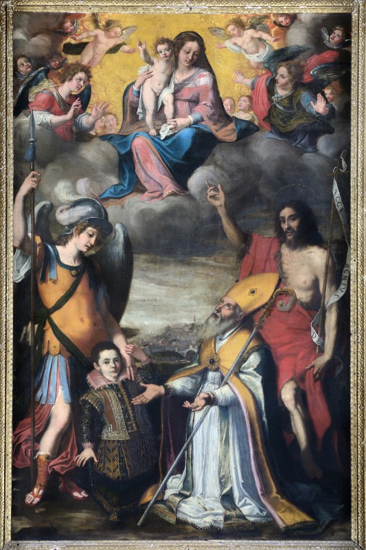 Pandolfi G. G. (1614), Madonna con Gesù Bambino e Santi