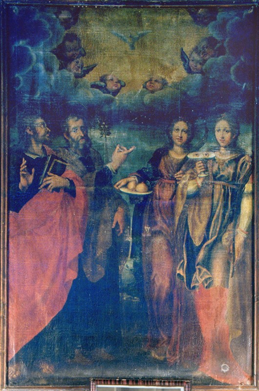 Pandolfi G.G. sec. XVII, Santi Giuseppe Tommaso Agata e Lucia