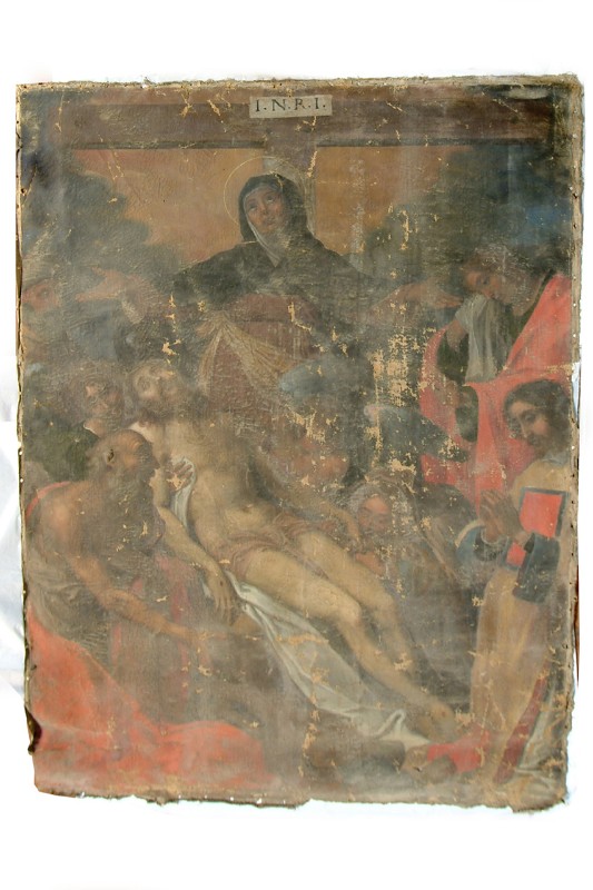 Pandolfi G.G. prima metà sec. XVII, Deposizione di Gesù Cristo con Santi