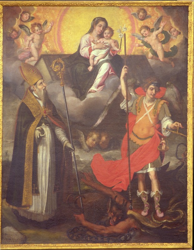 Pandolfi G.G. (1608), Madonna di Loreto con i Santi Martino e Michele
