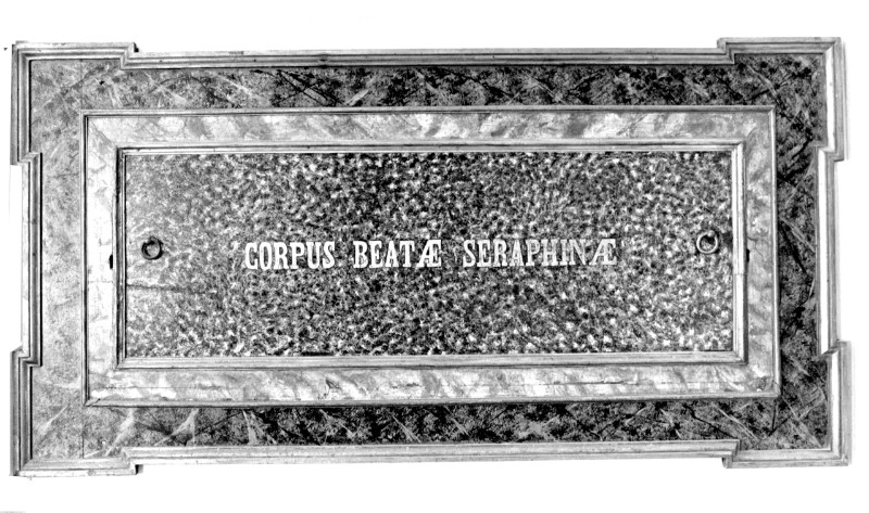 Bottega marchigiana fine sec. XVIII, Urna della Beata Serafina Sforza