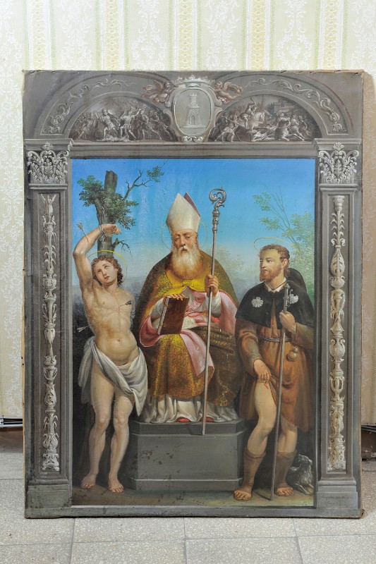 Ambito marchigiano (1873), San Medardo con san Sebastiano e san Rocco