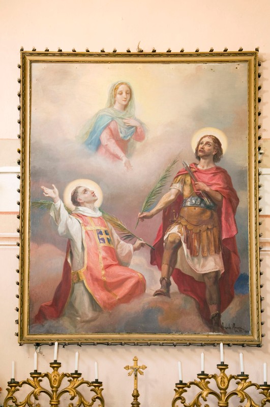 Meucci A. (1921), Madonna con San Lorenzo e San Sebastiano